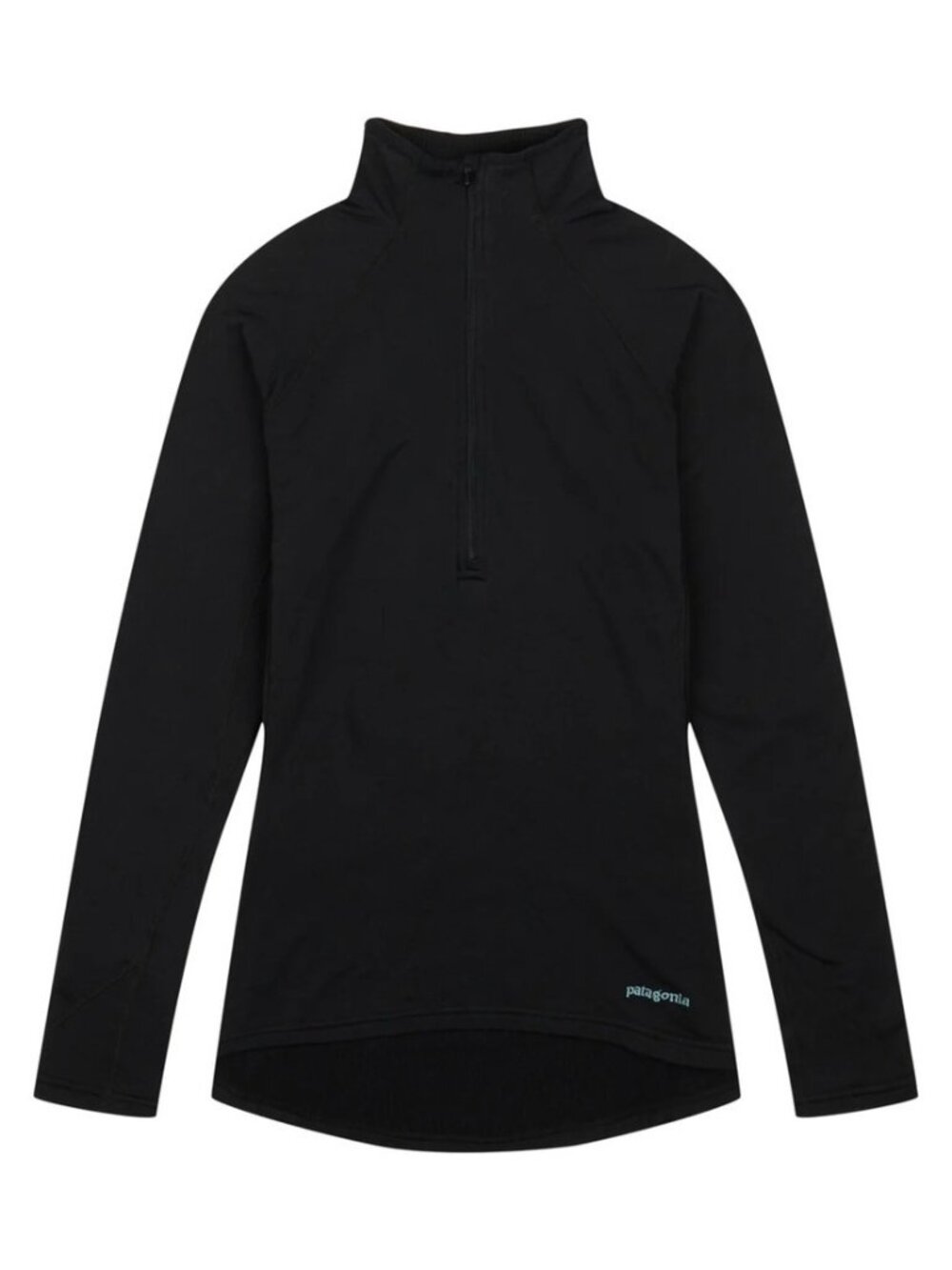 Patagonia Capilene Lighweight Quarter Zip-Neck Pullover in Black - Small
